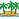 Island with a palm t